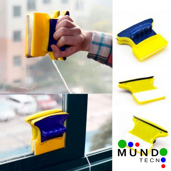Limpia Vidrios Magnético + HOY  35%OFF